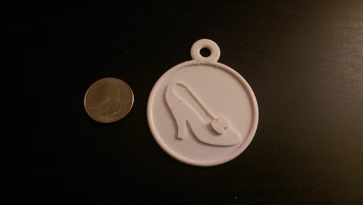 Cinderela Chinelo Pingente