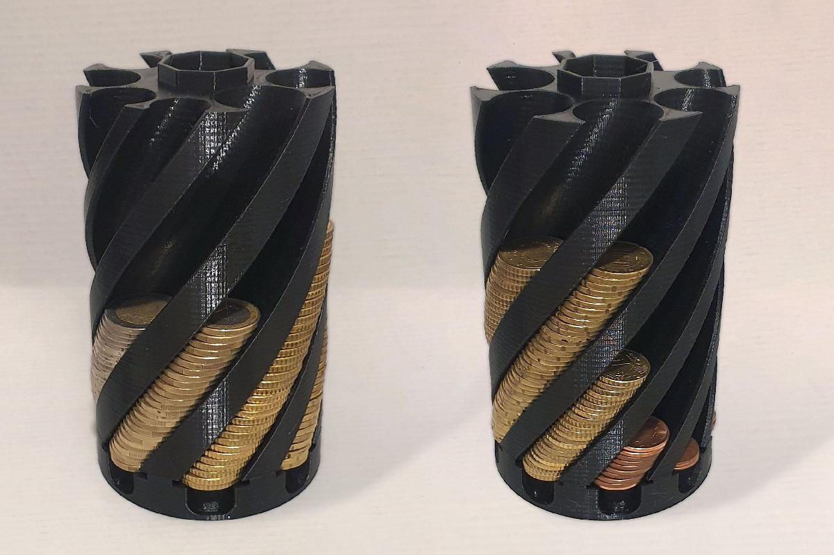 Porta moedas modular Euro
