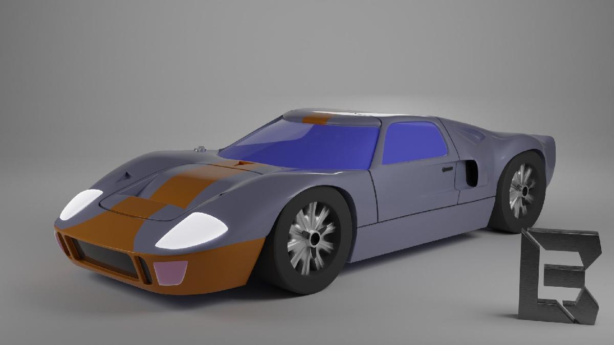 Ford GT40 carro em miniatura