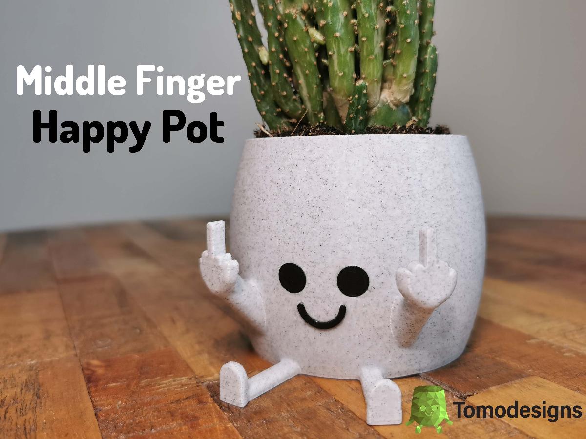 Dedo Médio Happy Pot