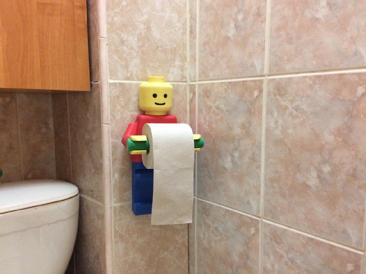 Lego_man. Suporte de papel higiênico (NEW .step)