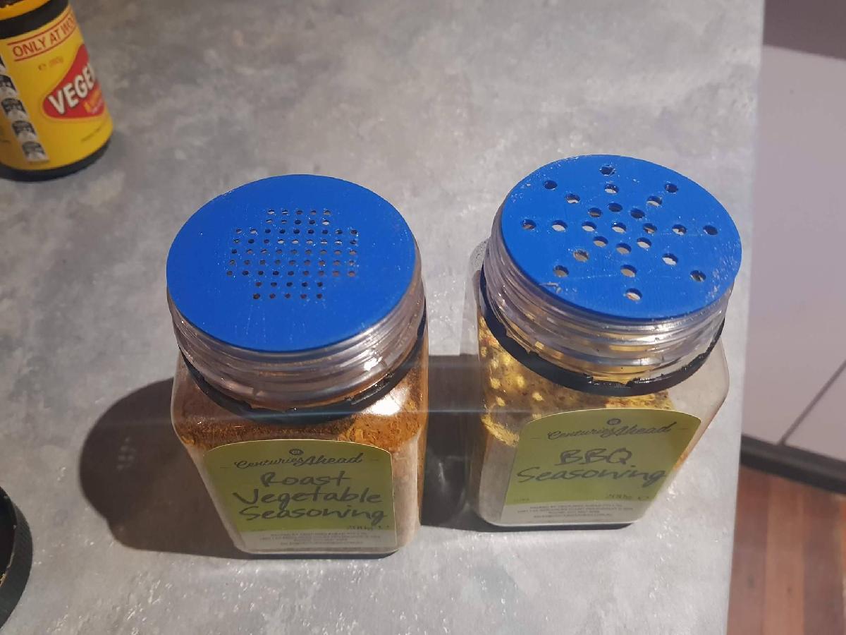 Tampas de tempero