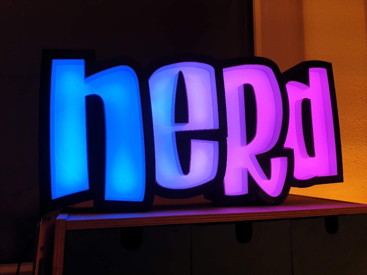 Lâmpada Nerd