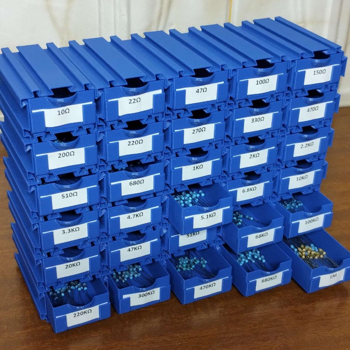 Gaveta modular para componentes eletrônicos (modo vaso)