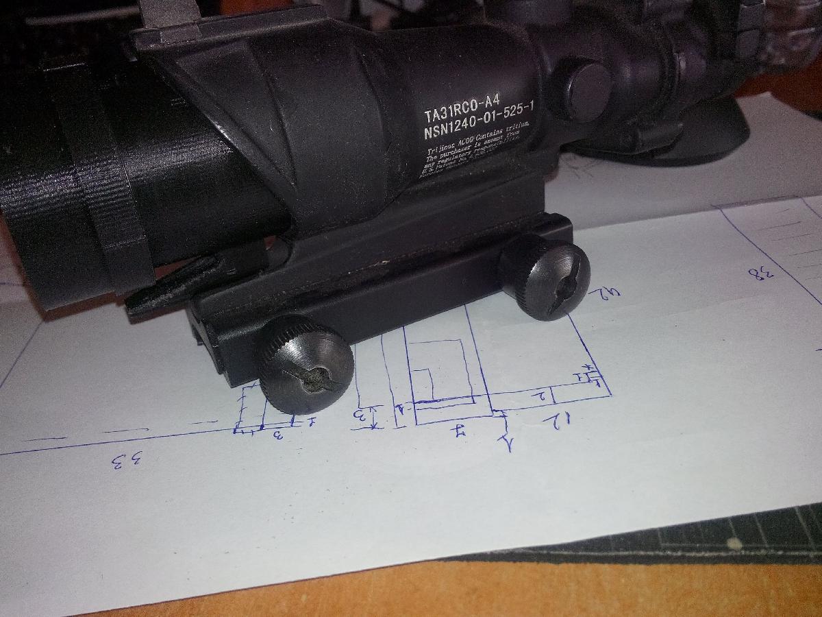  killFLASH para ACOG 4x32 airsoft