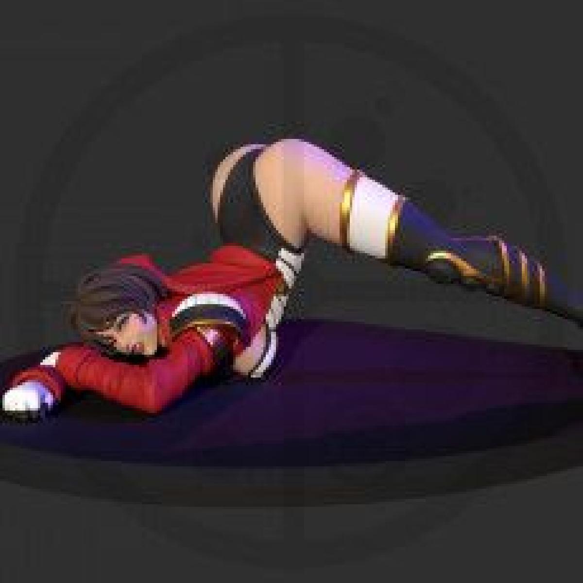 Glamorous Ace Pilot Coyote Morgan   Modelo de Exibição Jack O Pinup