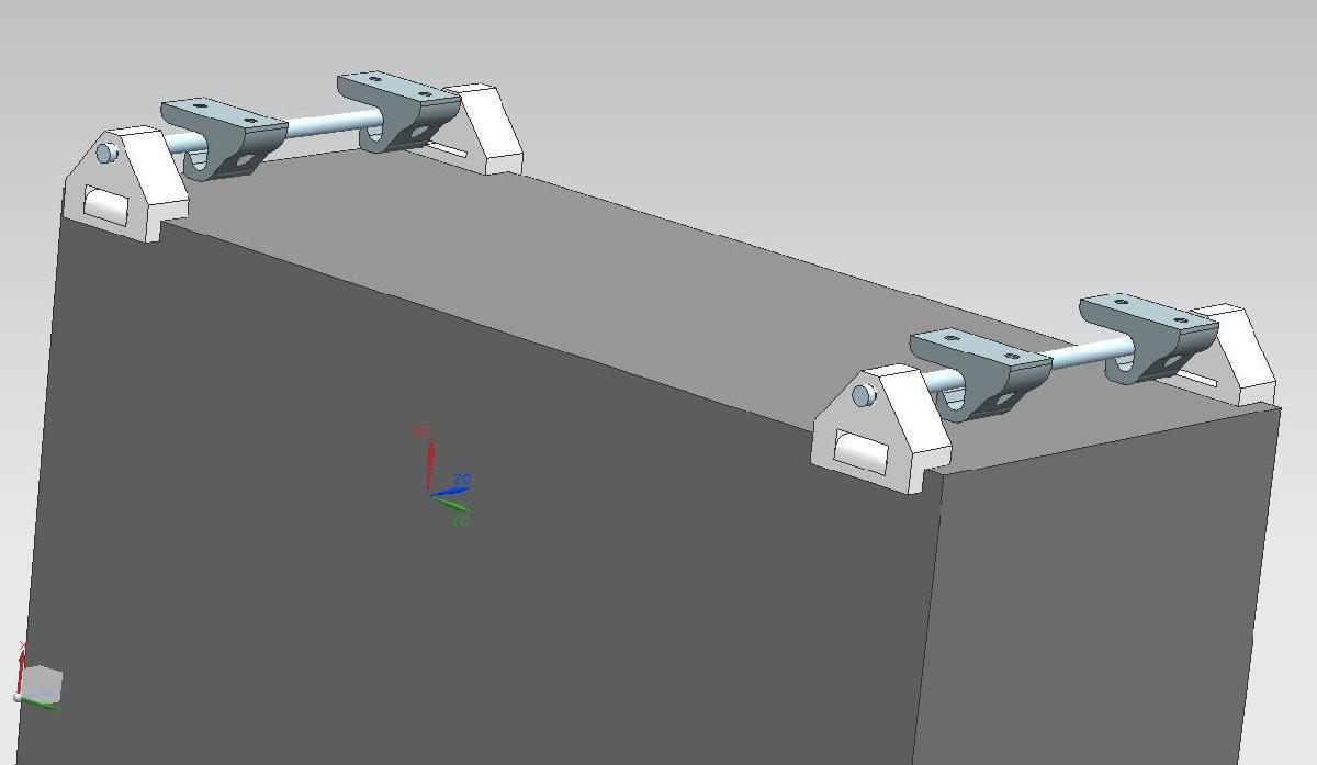 PC Cabinet sistema de montagem de mesa removível