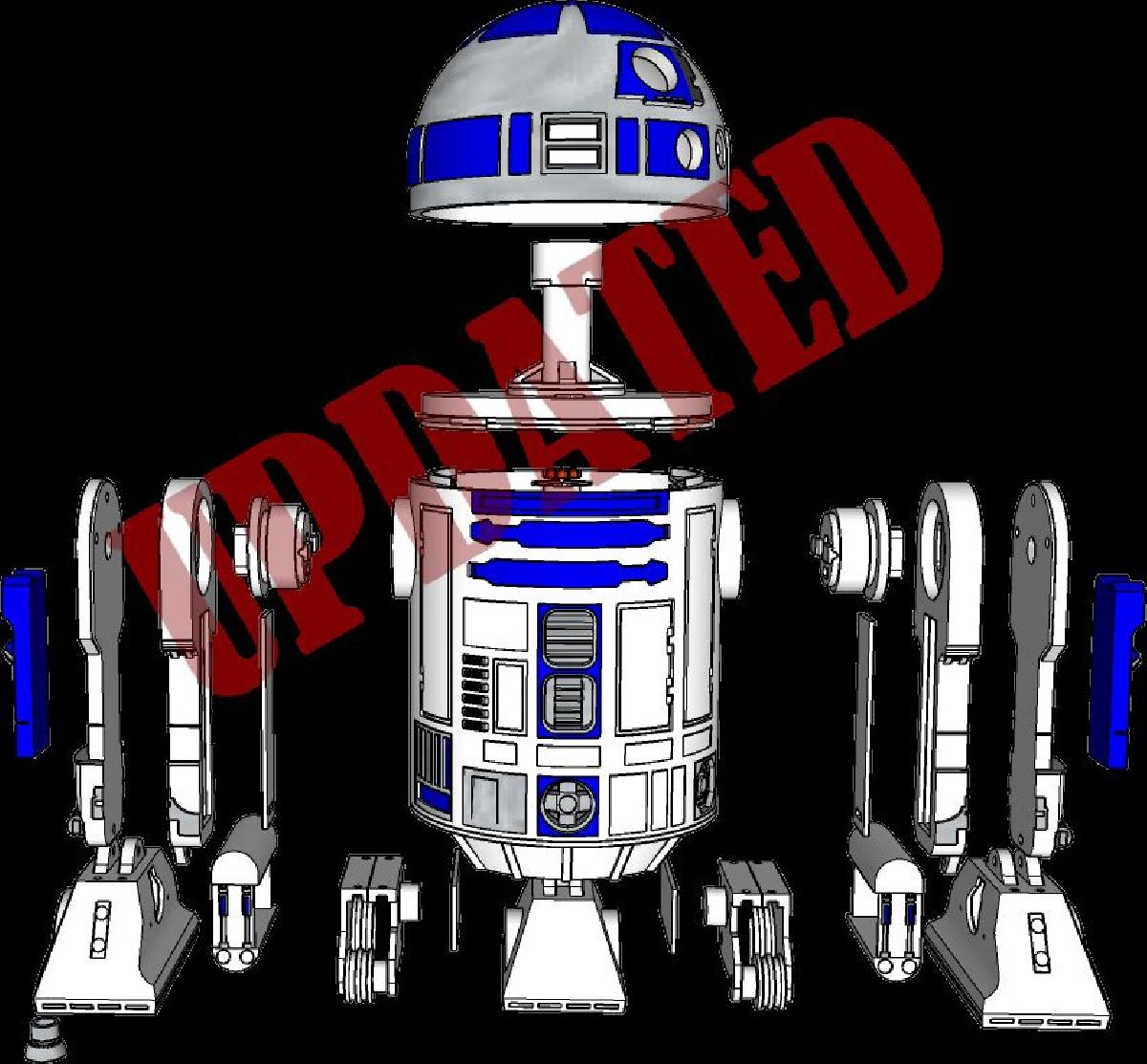 R2D2 a versão LAST e Final. Escala 1:4