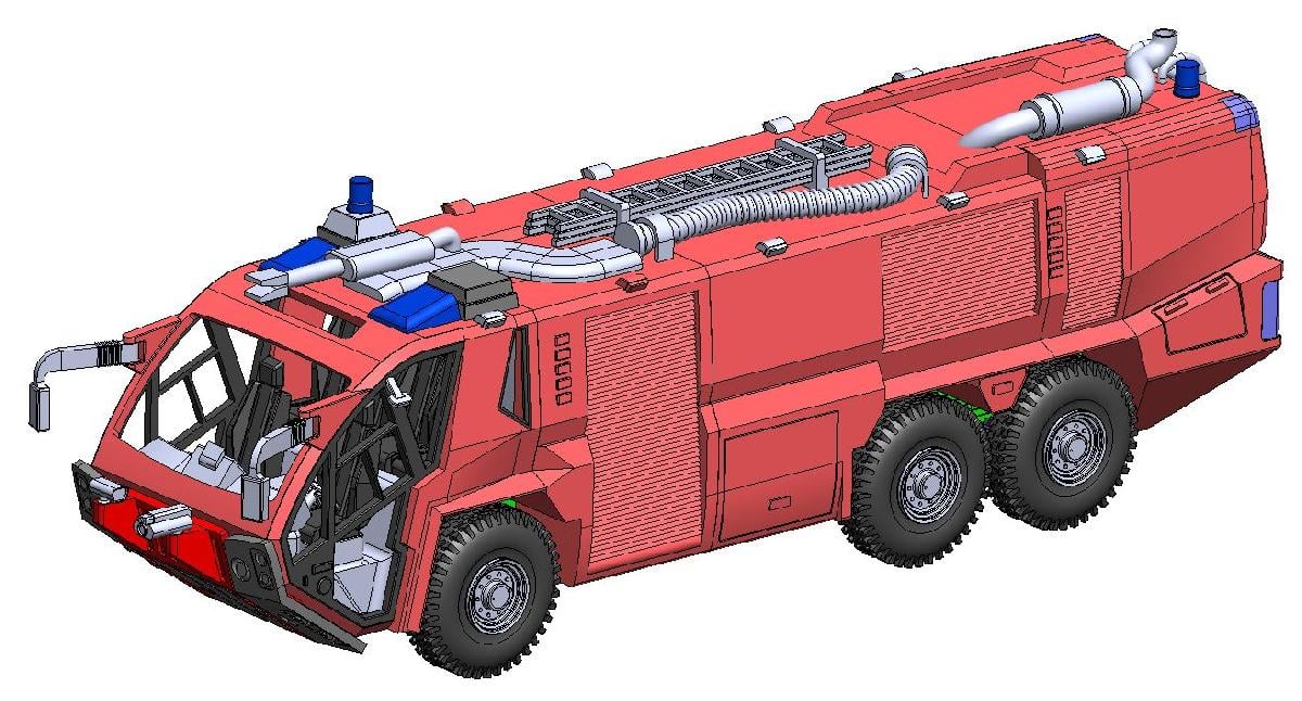 Rosenbauer Pantera Caminhão de Bombeiros 6x6