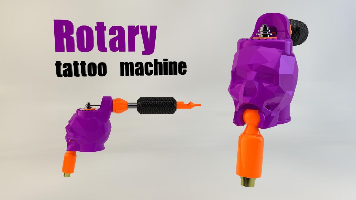  Máquina de tatuagem rotativa
