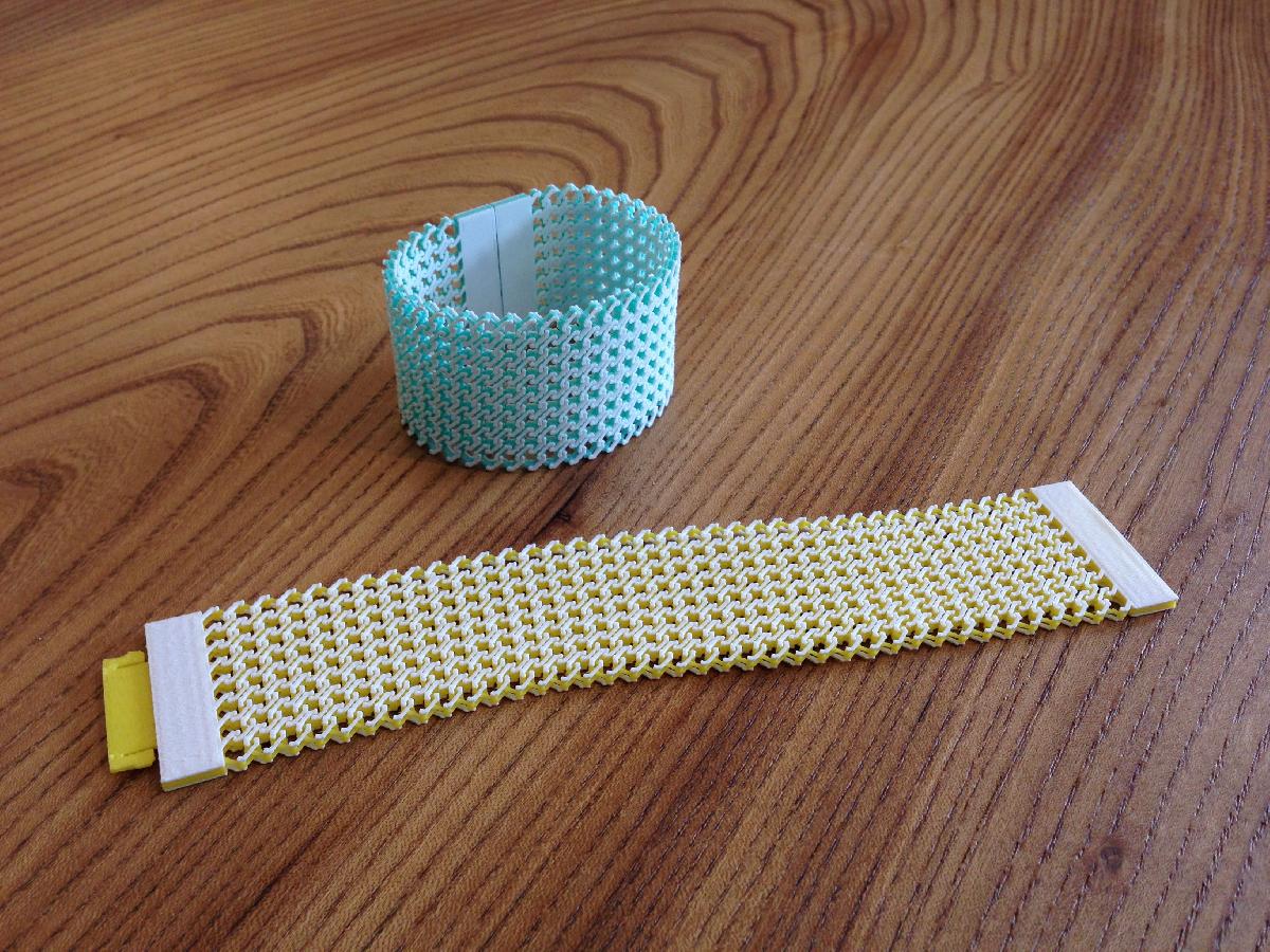 Pulseira de malha melhorada