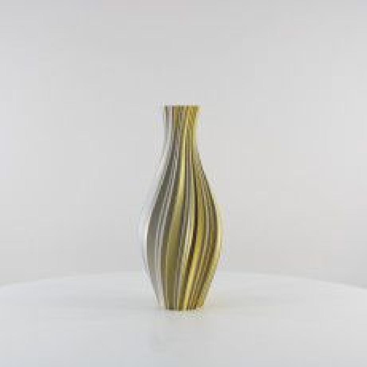 Vaso em espiral, vaso decorativo para flores secas, modo de vaso