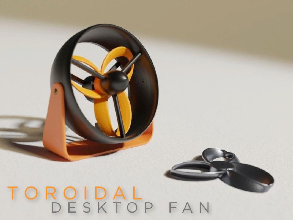 Toroidal Blade Desktop Ventilador USB