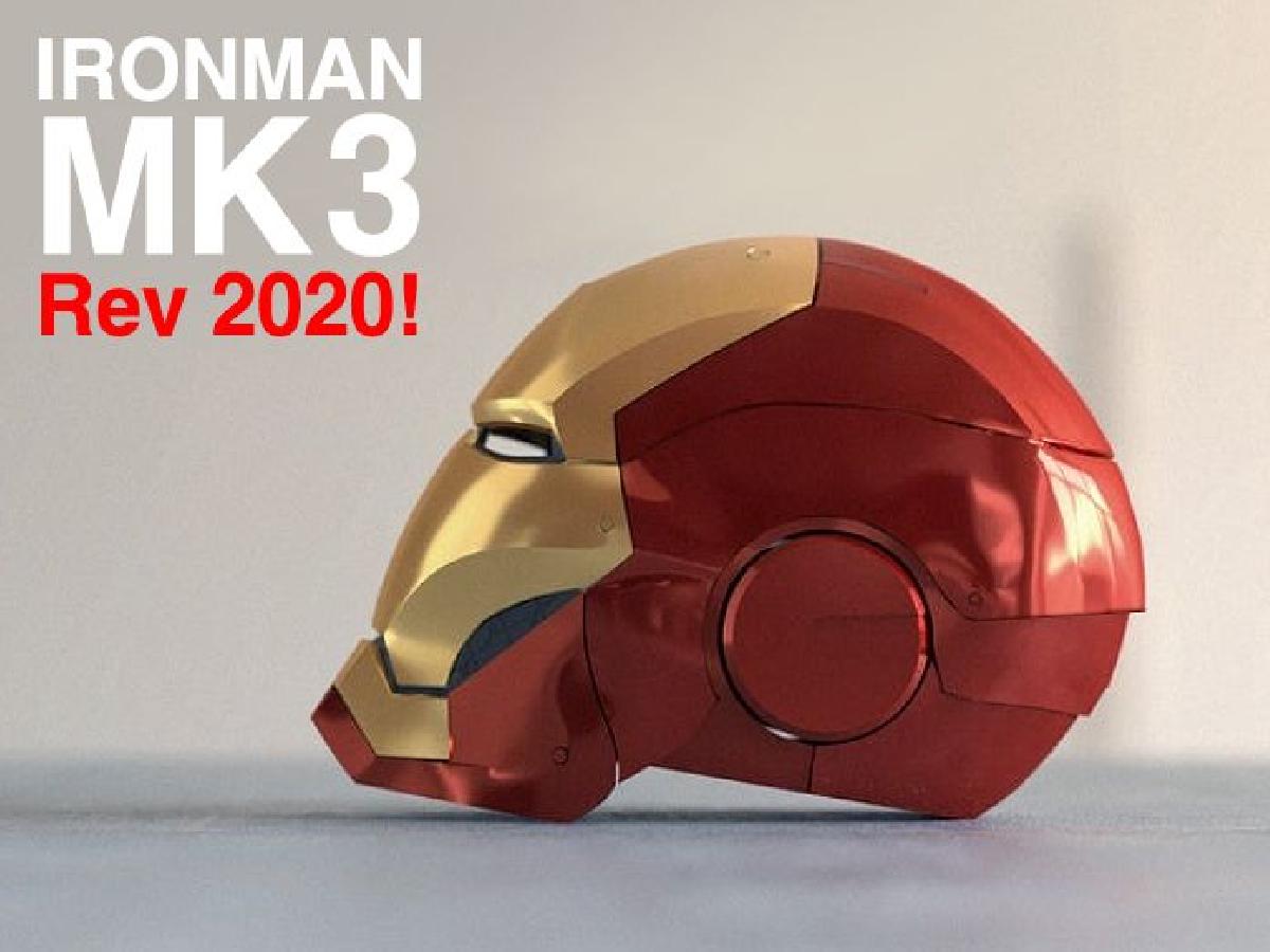 (velho) capacete do homem de ferro mk3