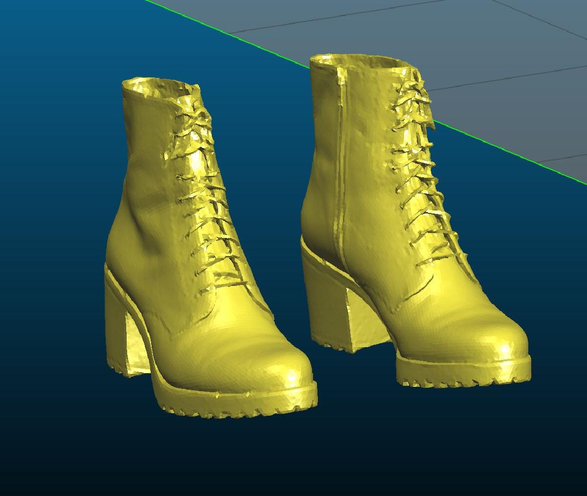 Botas de couro / sapatos stiletto femininos   3D scan   Remix