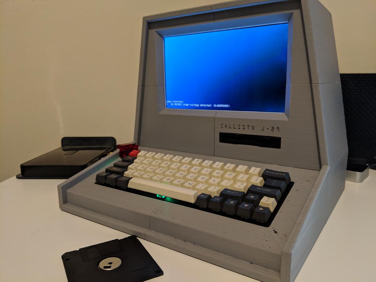 Framboesa Pi Retro Computador