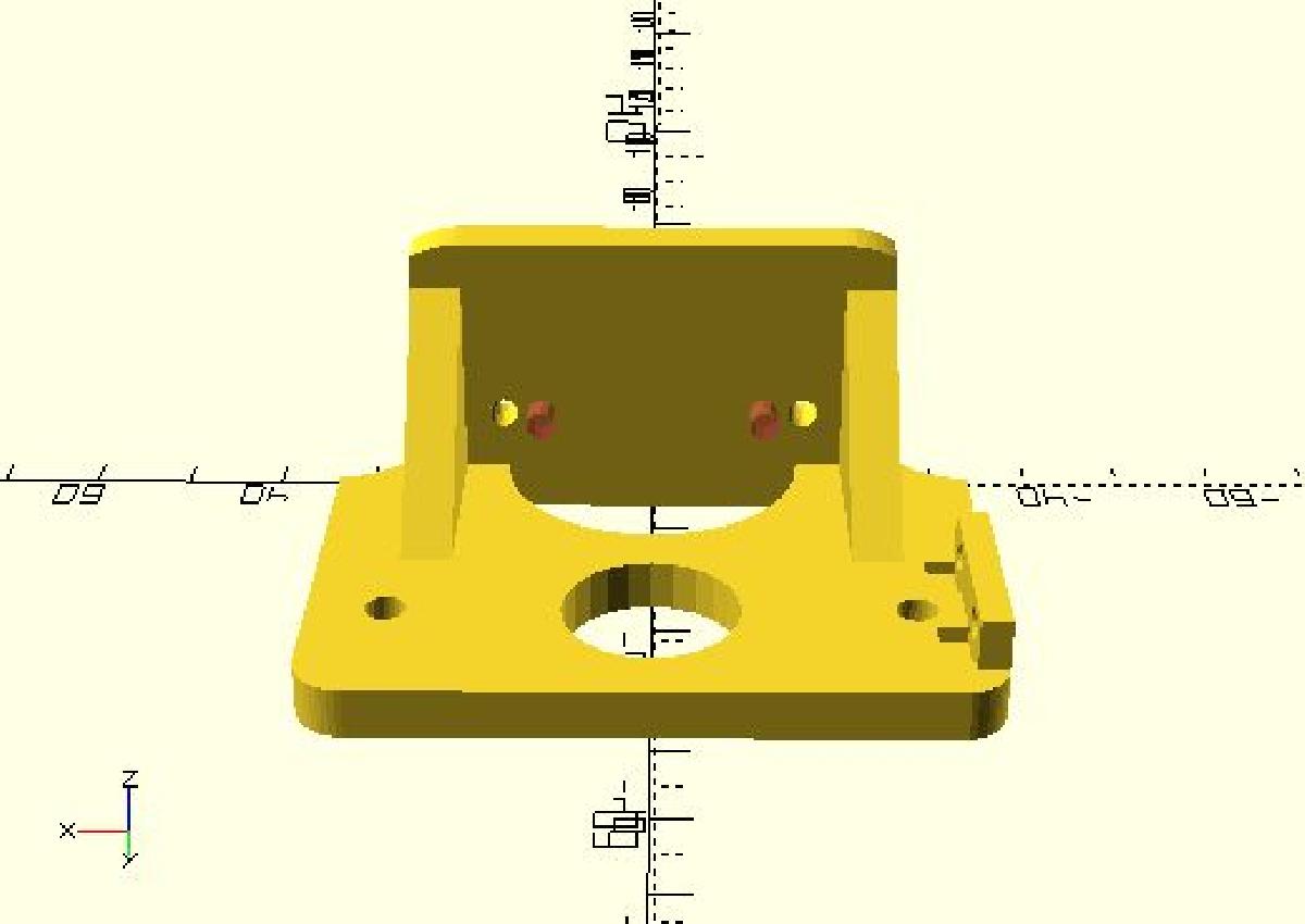 Adaptador Prusa Graber i3 Wade com montagem para sensor indutivo