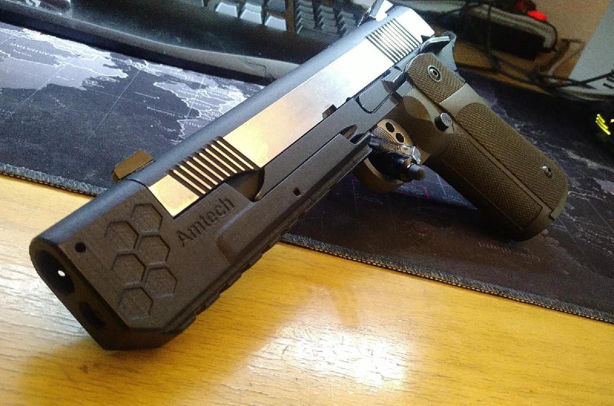 HiCapa KJW TM AW   RIS Compensador / Threads