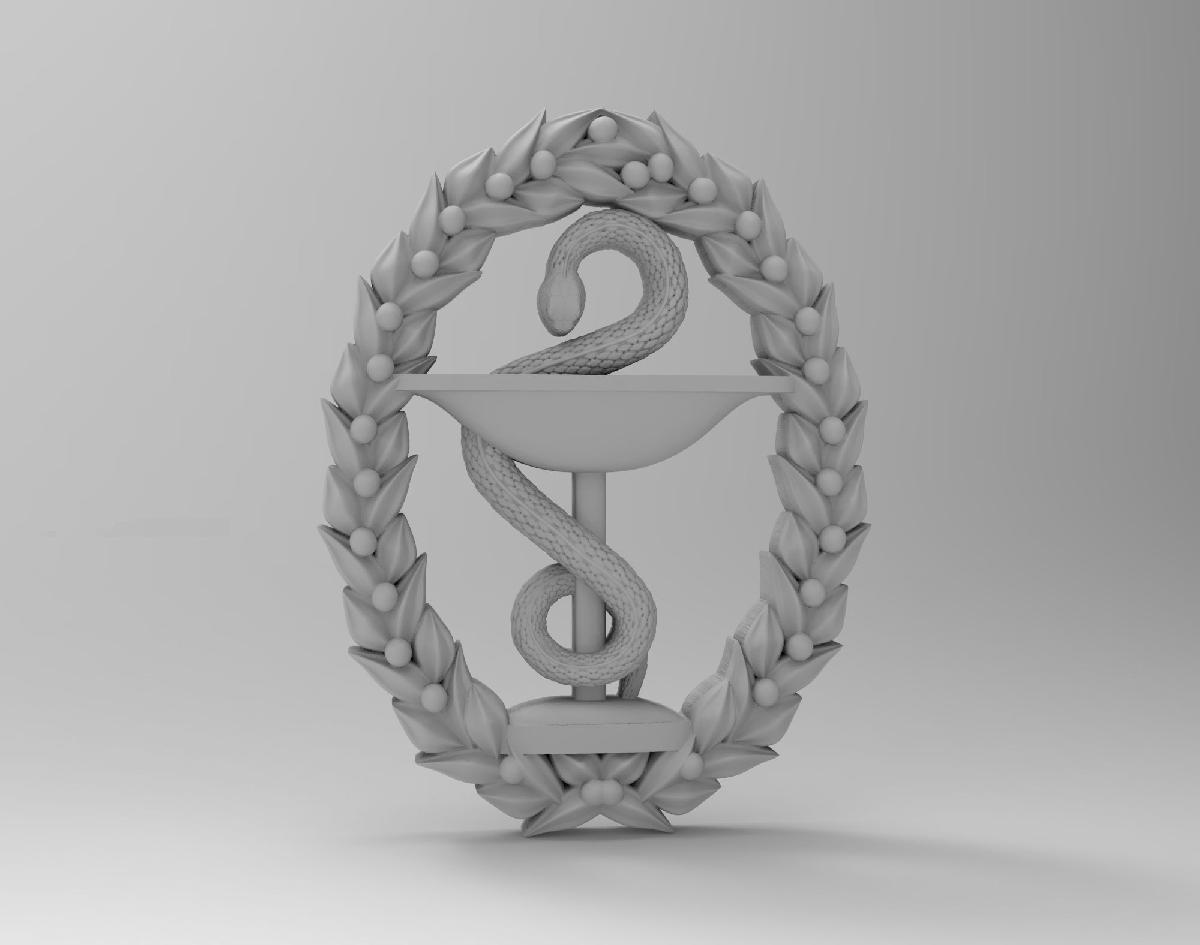 Emblema da medicina para CNC