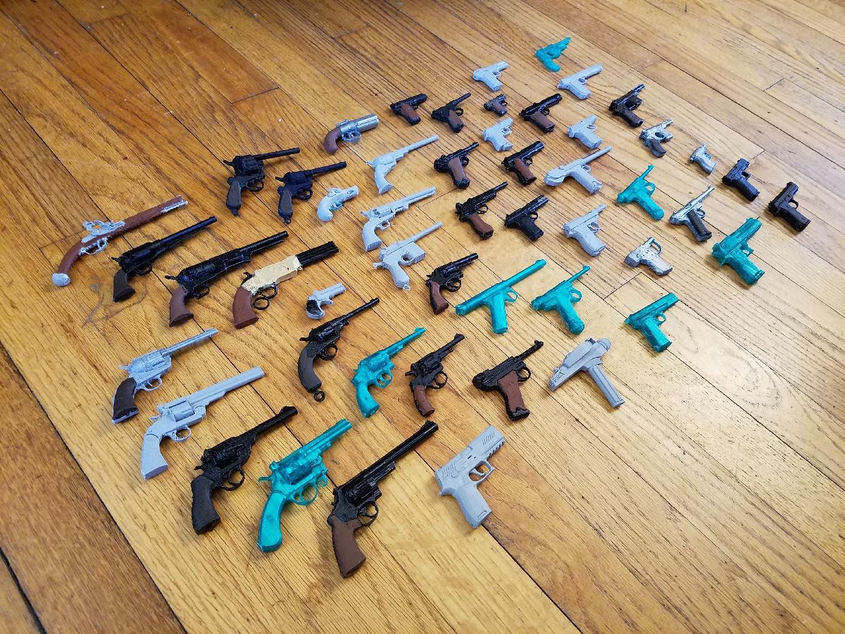 História da Handgun Um Tour 3D