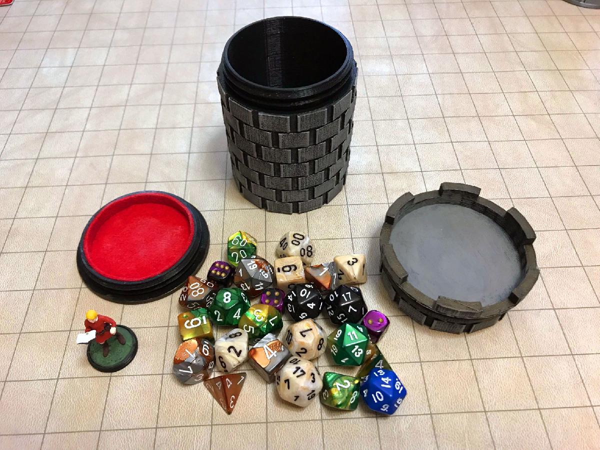 Contêiner de dados de D&D multiuso