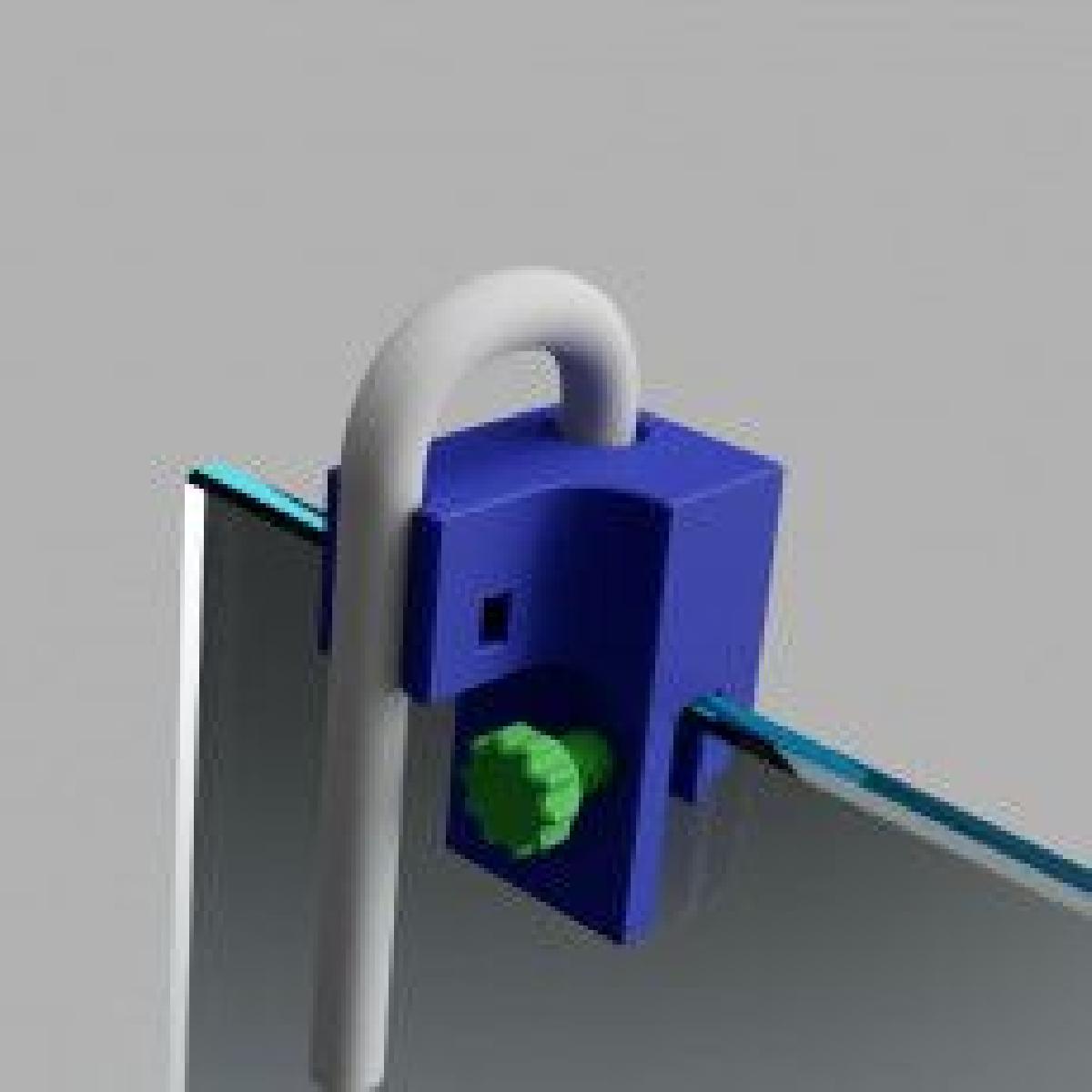 Suporte para mangueira do controlador de nível de aquário (e espaço estreito entre o vidro superior e as laterais)