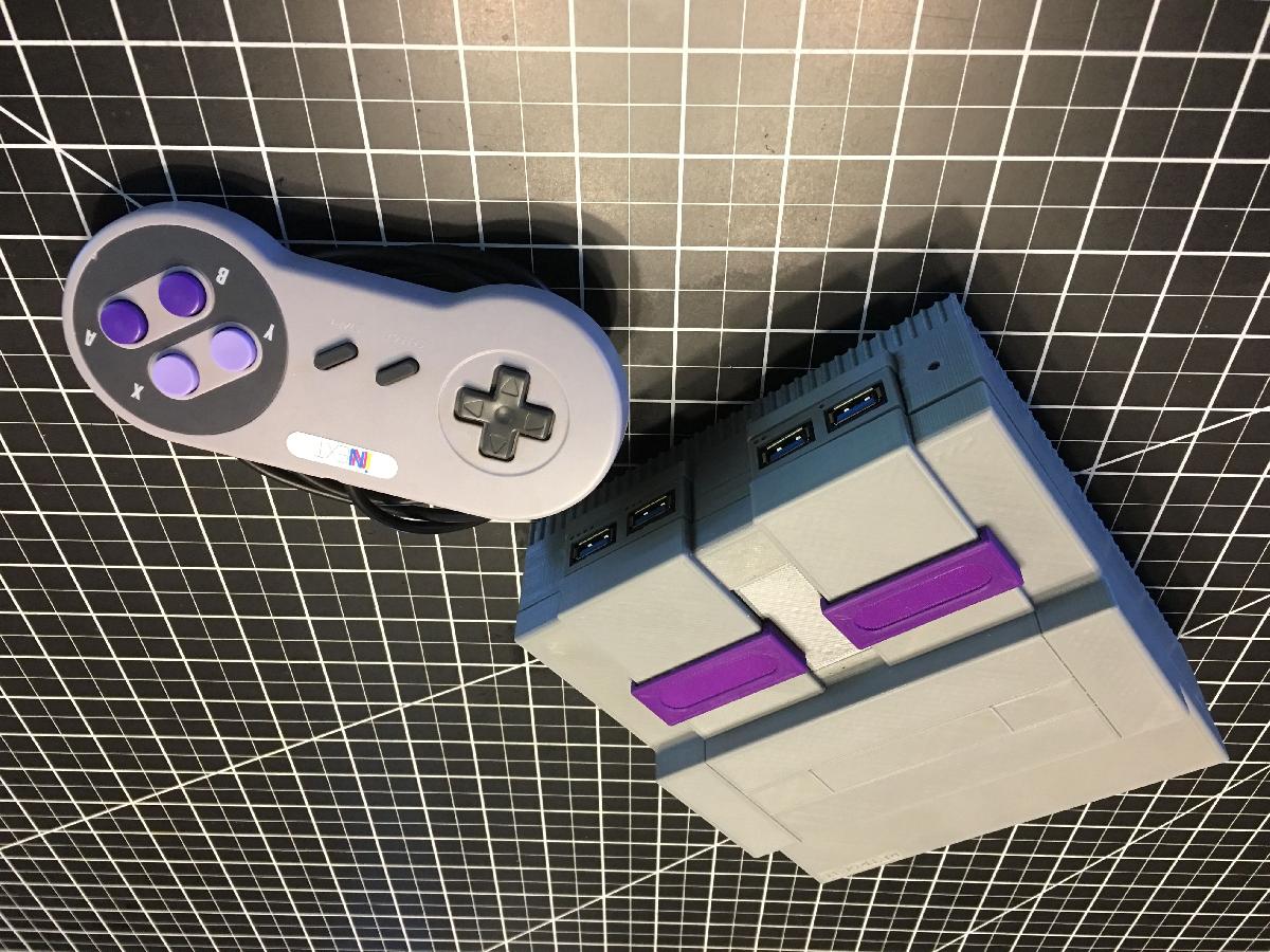 SNES (Super Nintendo) Raspberry Pi 3 Case