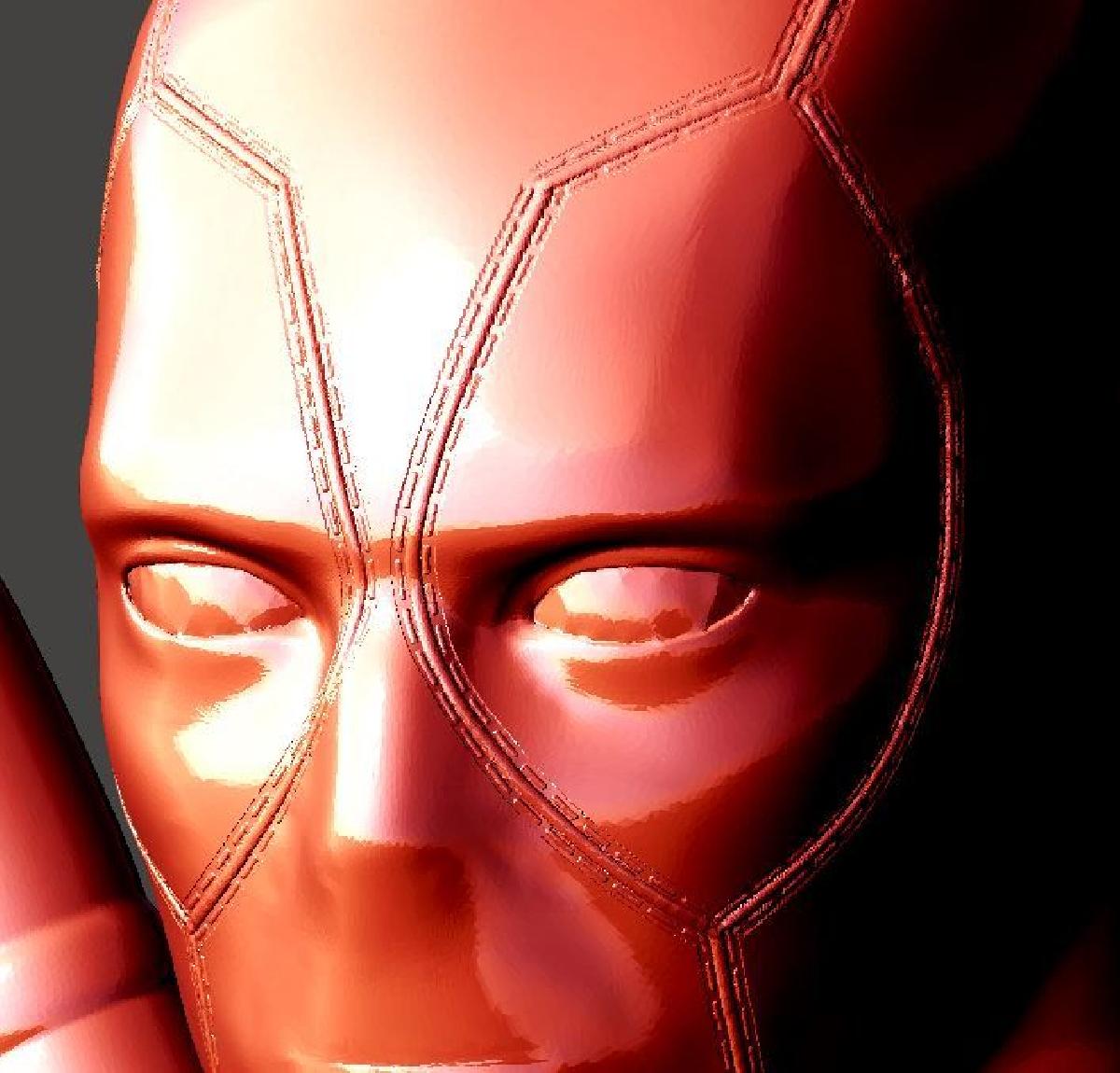 Deadpool Bust HD (com suportes)