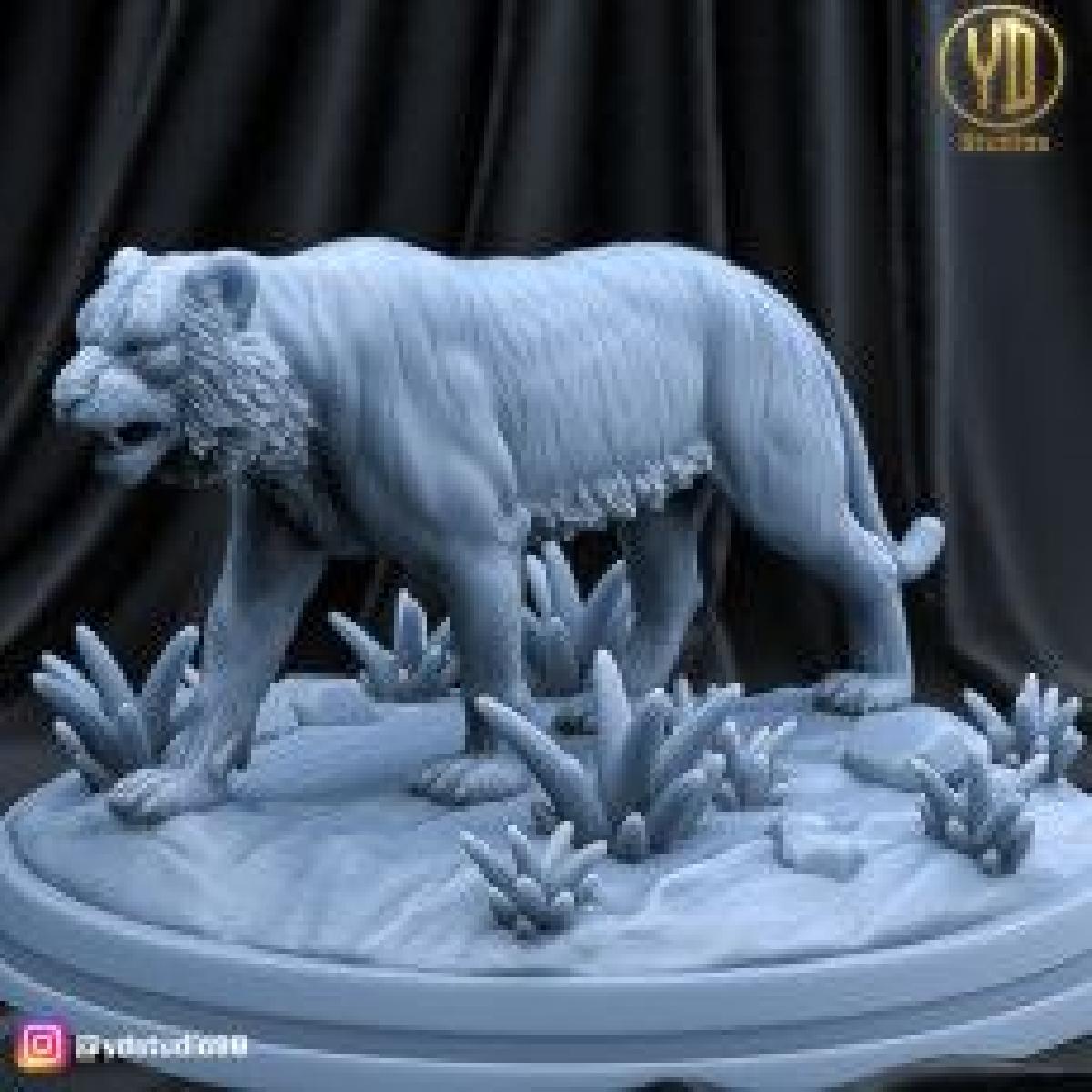 Comprar stl modelo 3d O personagem de a Cabeça do Tigre #3