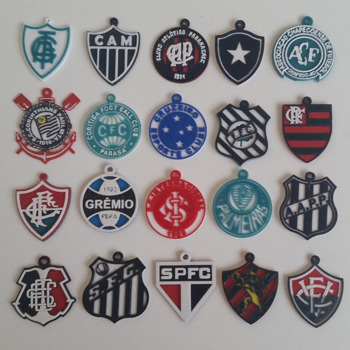 CHAVEIROS ESCUDOS DE TIMES BRASILEIRÃO 2016