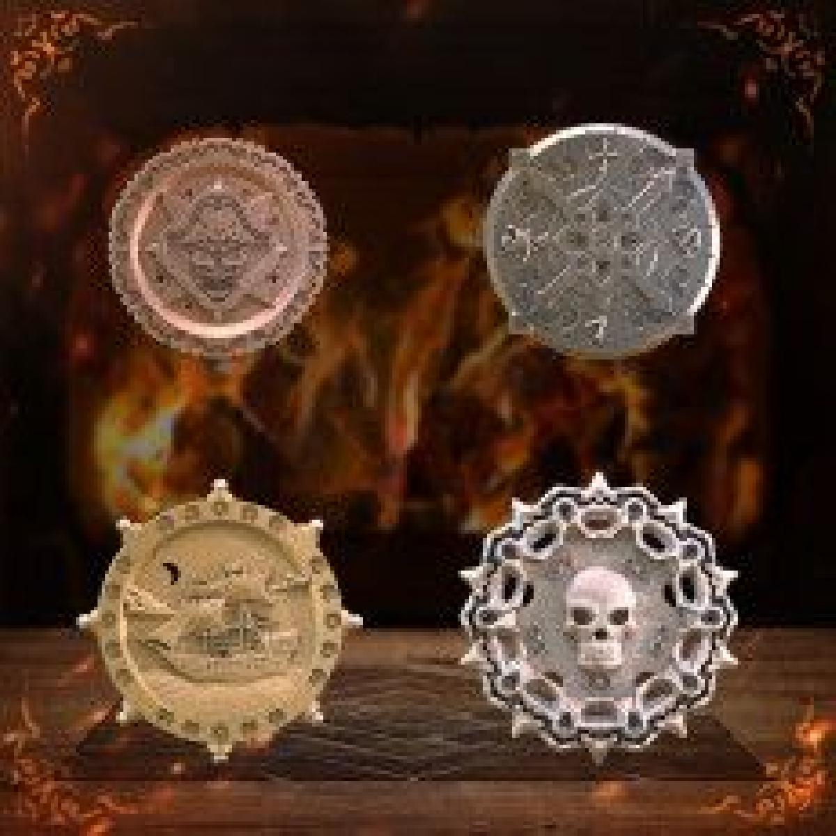 Conjunto de moedas piratas