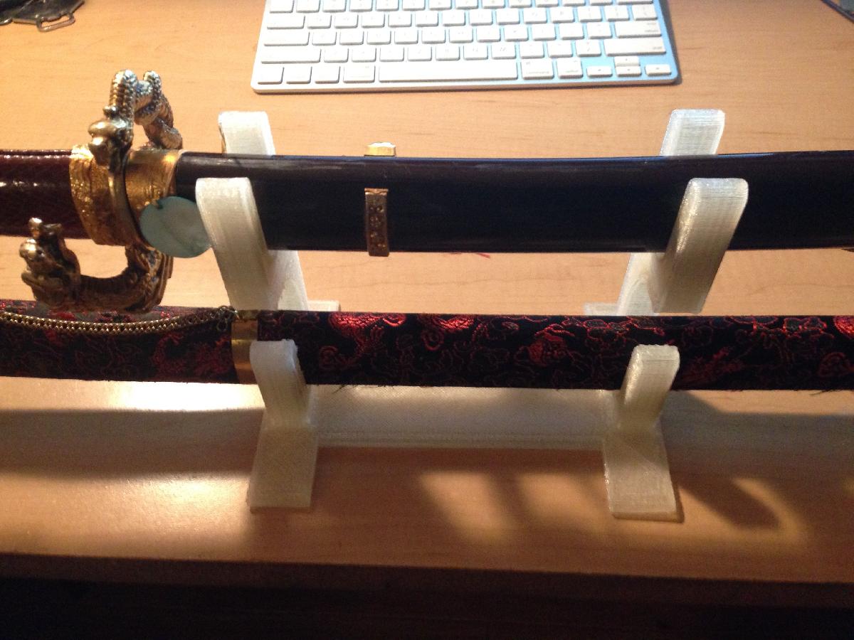 Dois níveis Samurai Sword Stand v2.1