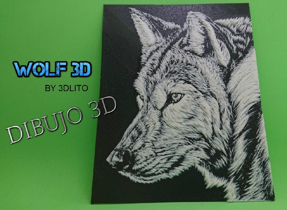 Dibujo en 3D LOBO (LOBO)