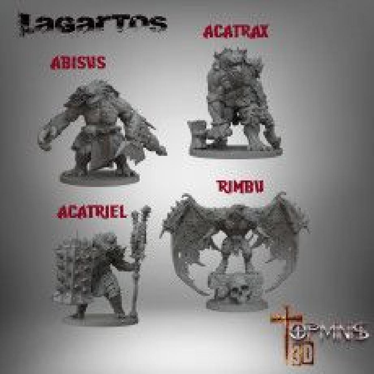 HOMBRES LAGARTO PARA WARHAMMER O D&D