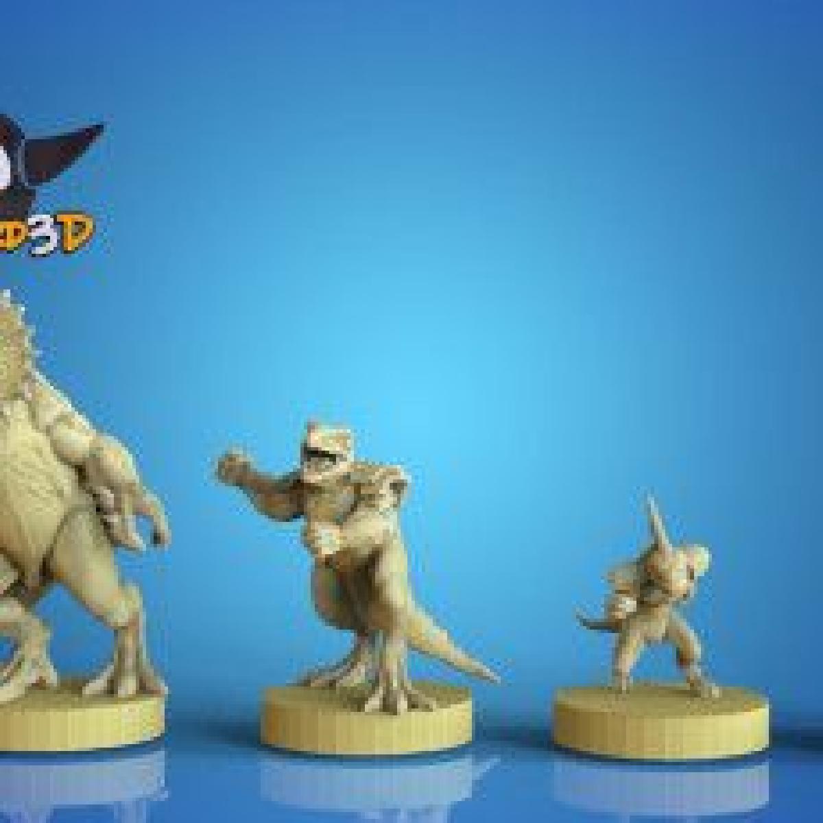 Equipo Hombres lagarto 15mm |