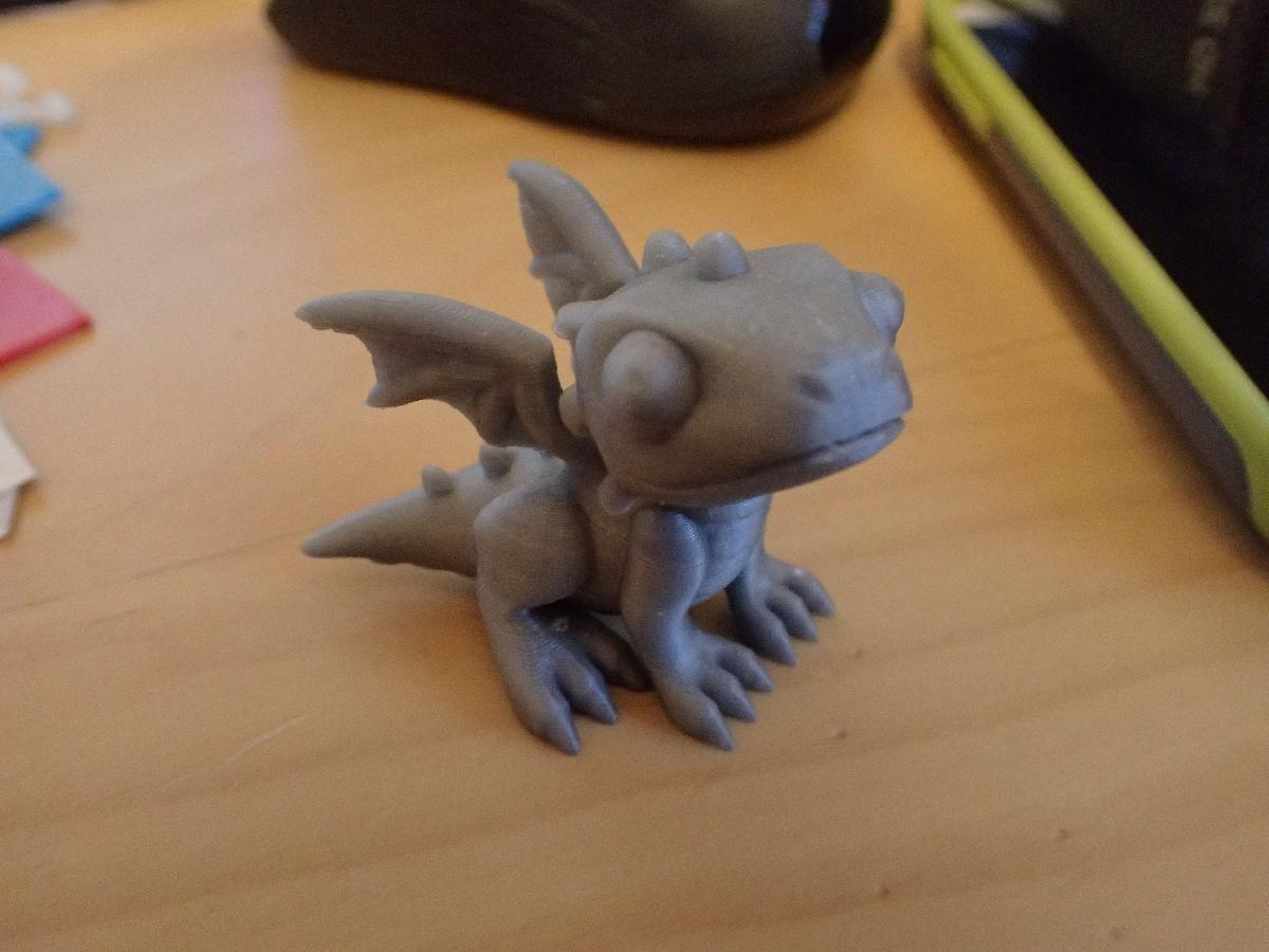 Cute Dragon impressão mais fácil