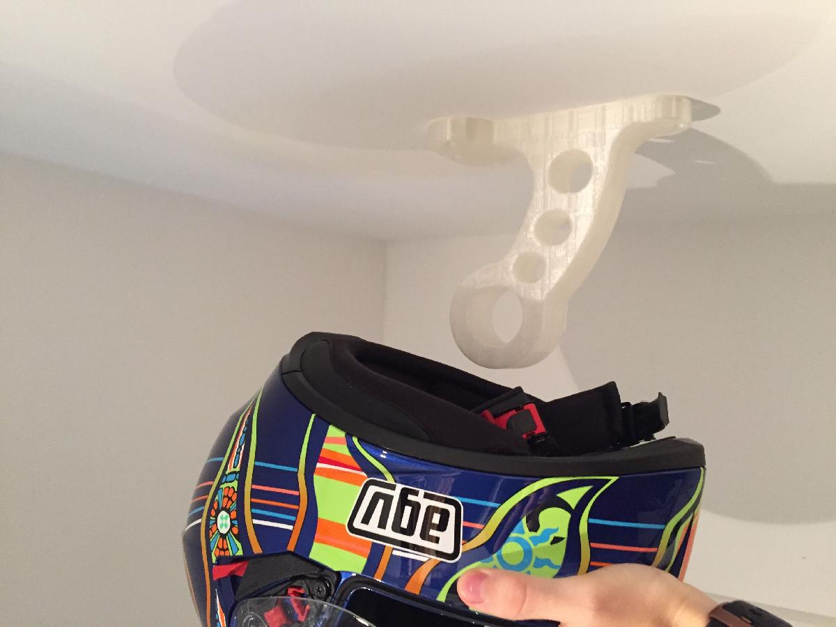 Suporte para capacete de motocicleta