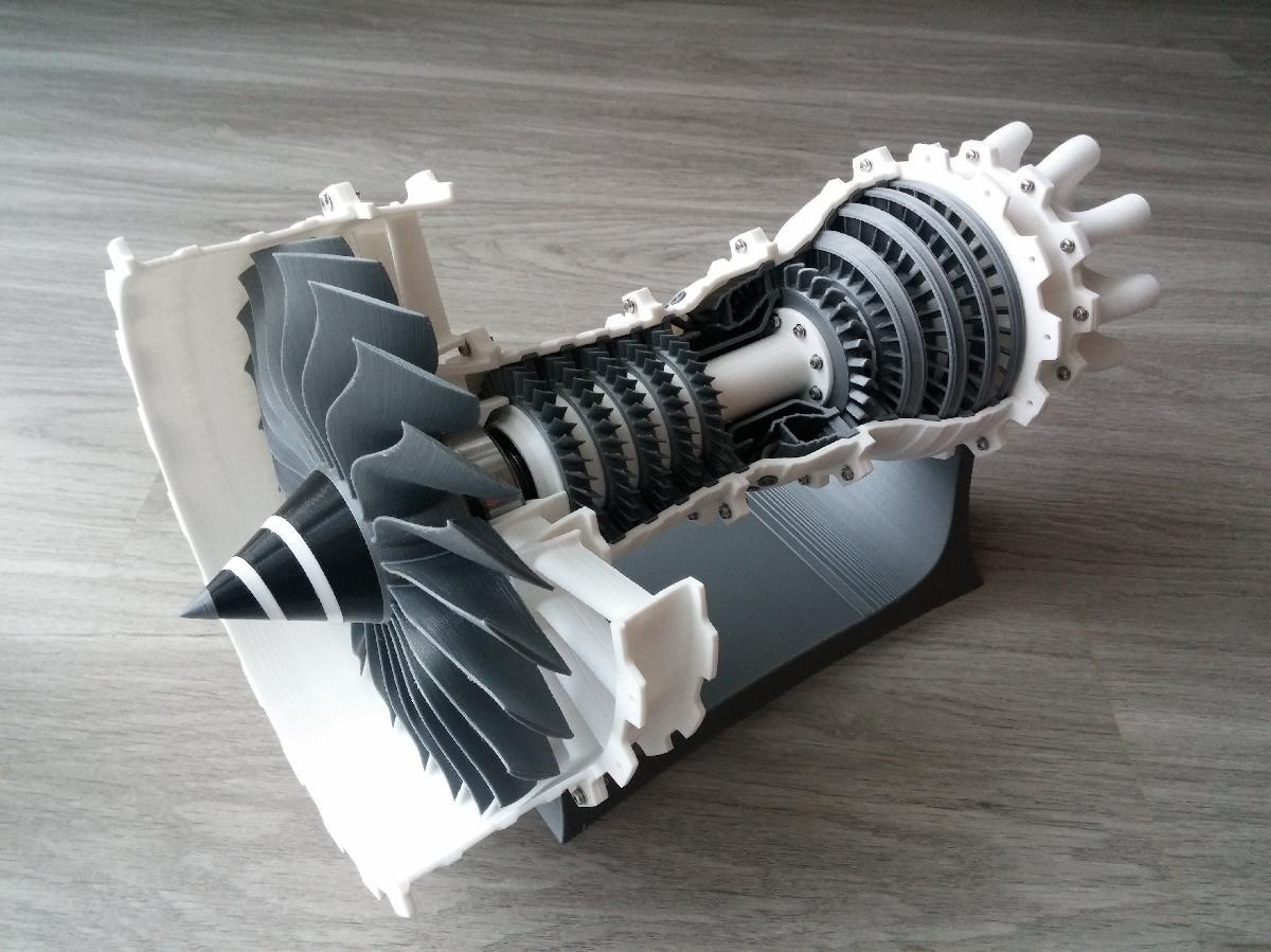 Motor a jato imprimível em 3D