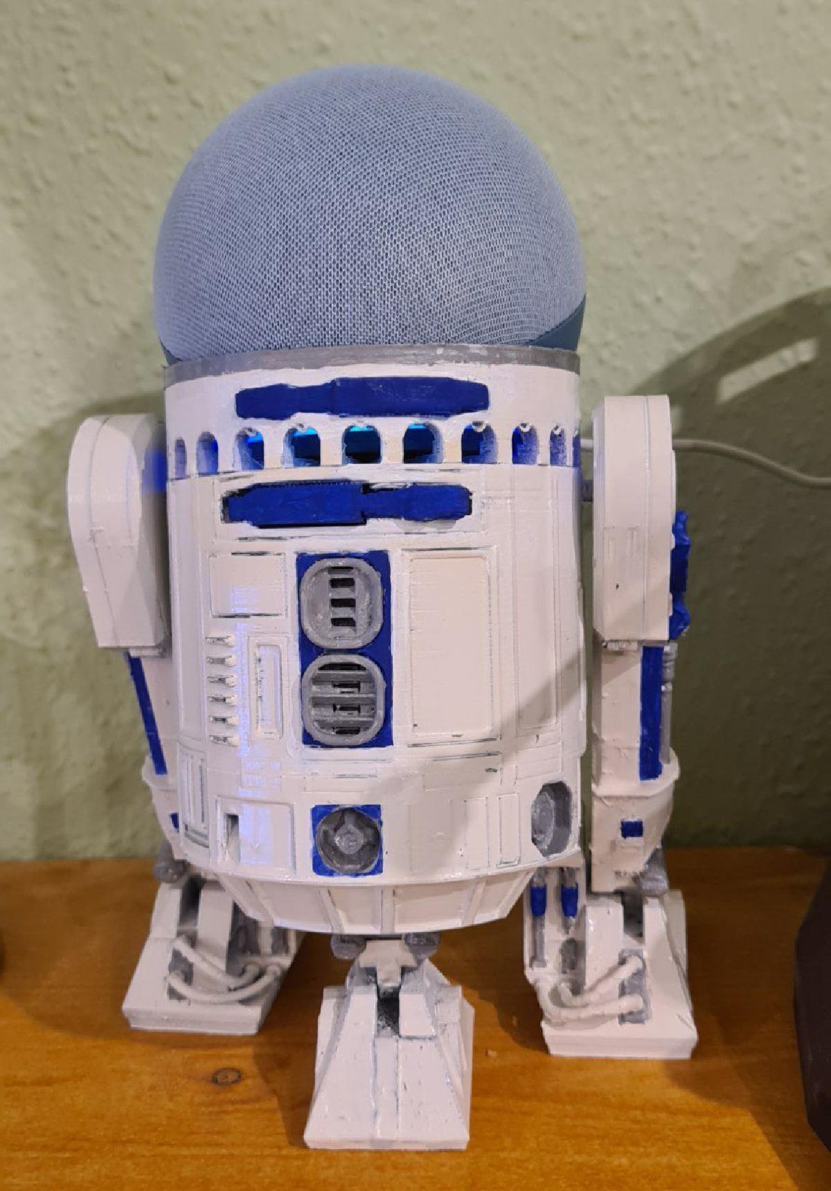 R2D2 Alexa echo dot gen 4 titular