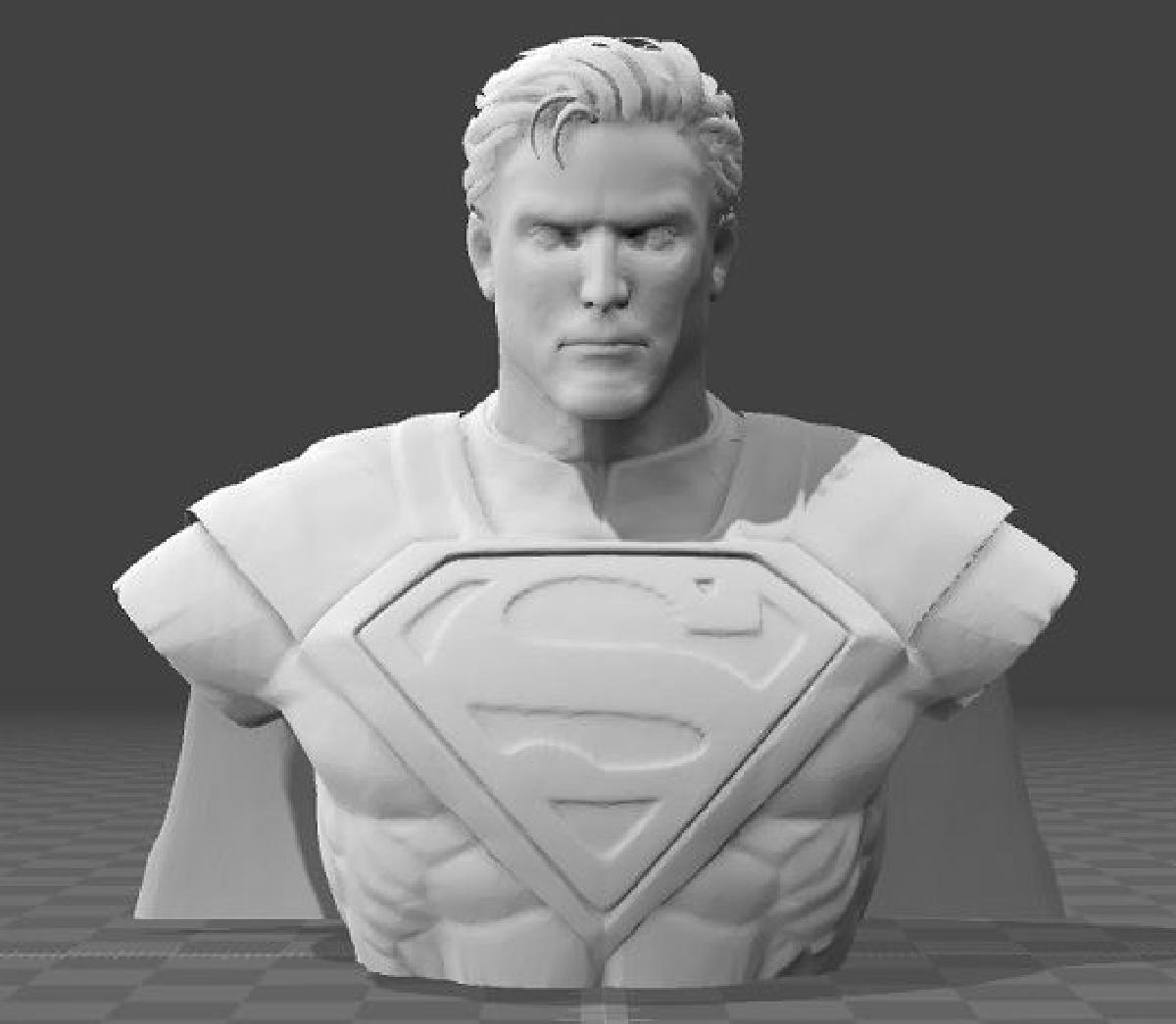 busto do super homem