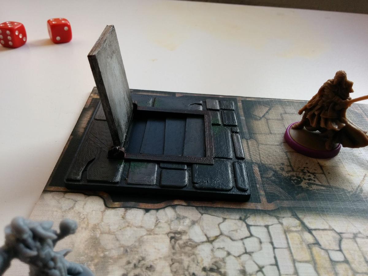 Porta da Masmorra da Peste Negra Zumbicida