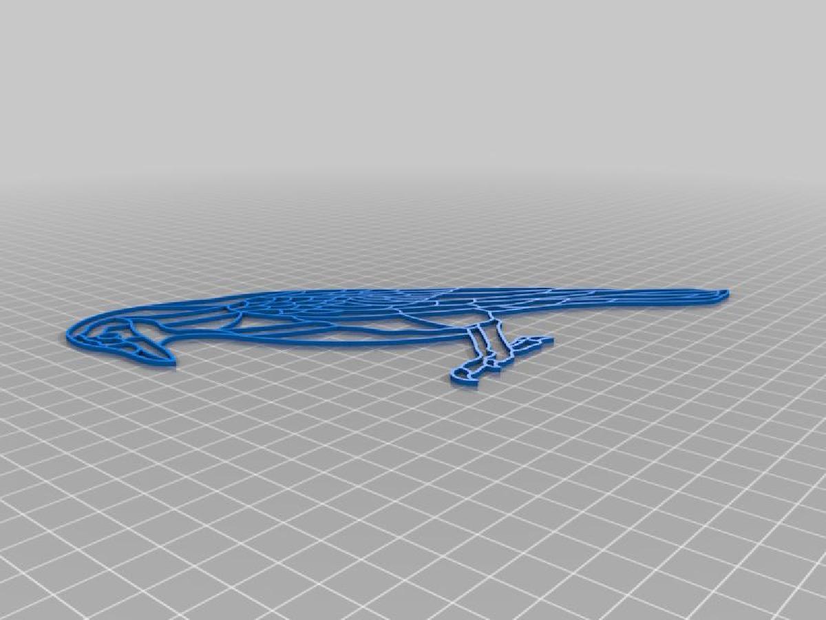 Cuervo Escultura 2D (Escultura do Corvo 2D)