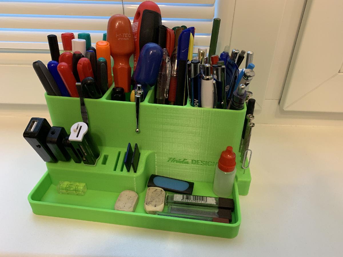Organizador de lápis de mesa
