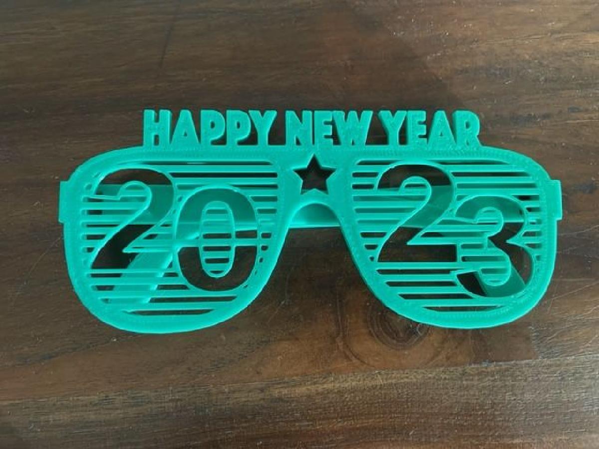 Óculos de Festa de Feliz Ano Novo 2023