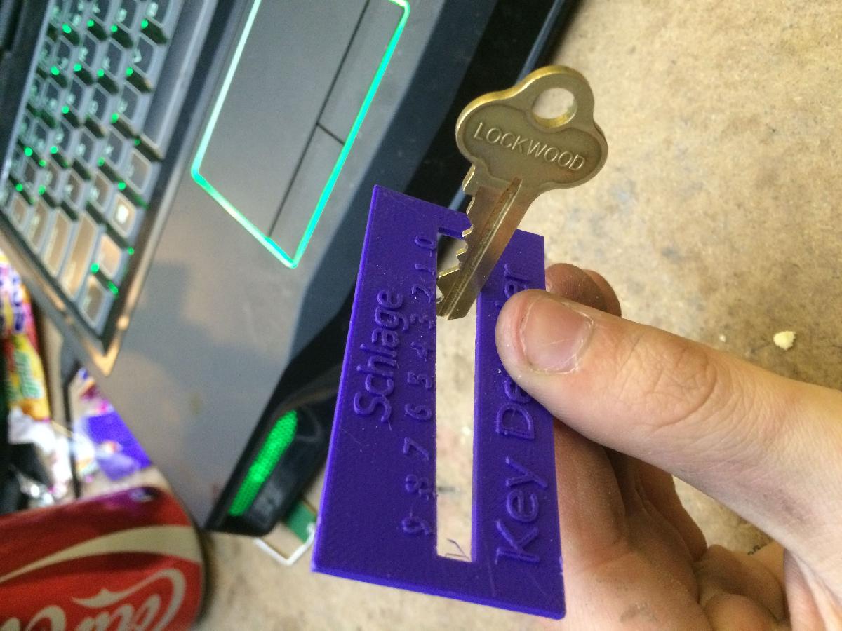 Decodificador de chaves (para duplicar chaves domésticas)