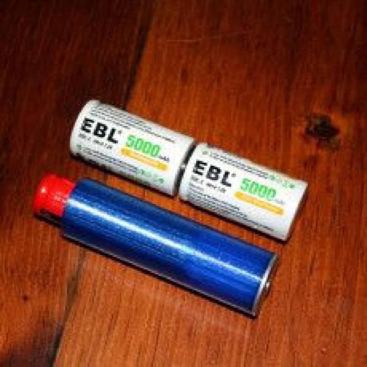 18650 Celular para 2x Adaptador de Bateria C Cell