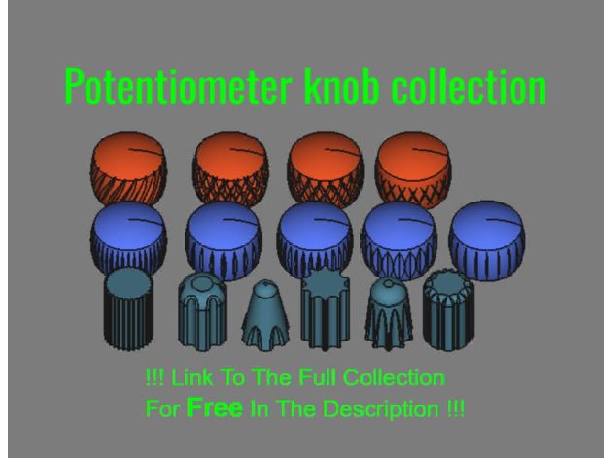 Colecao de botoes potenciometricos