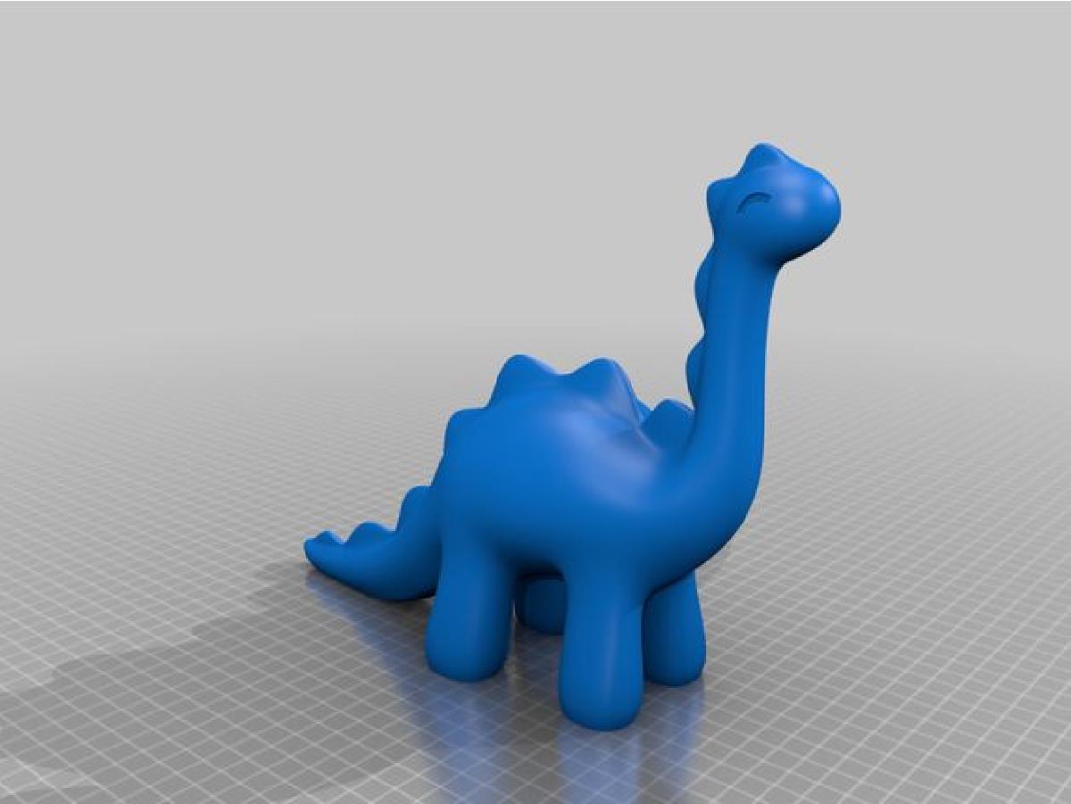 Brinquedo bonito estilizado do dinossauro