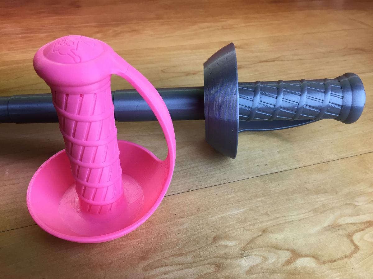 Espada Pirata em Colapso (Imprimir no Lugar)