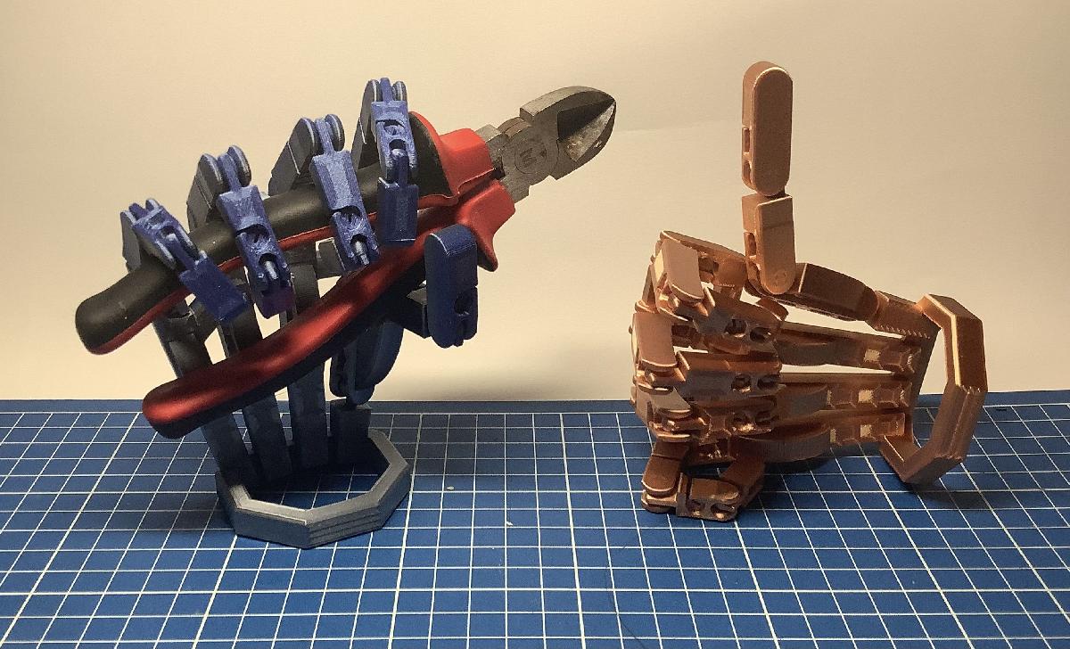 Mao do robo: imprimir no lugar & tightenable